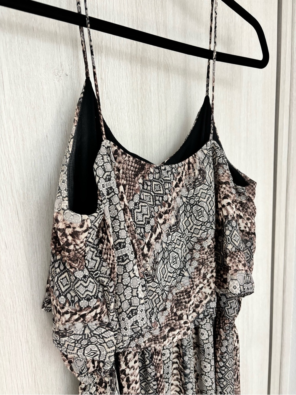 Snake Skin Patterned Maxi Dress - Picture 5 of 6